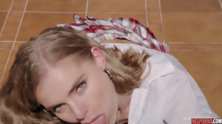 A young red-haired girl and her friend started having FFM sex