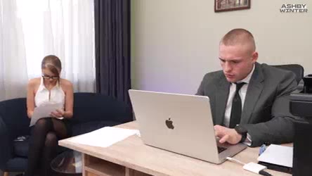 This secretary is too bad but worthy of anal sex