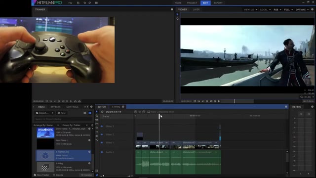 How to use a Steam Controller for video editing