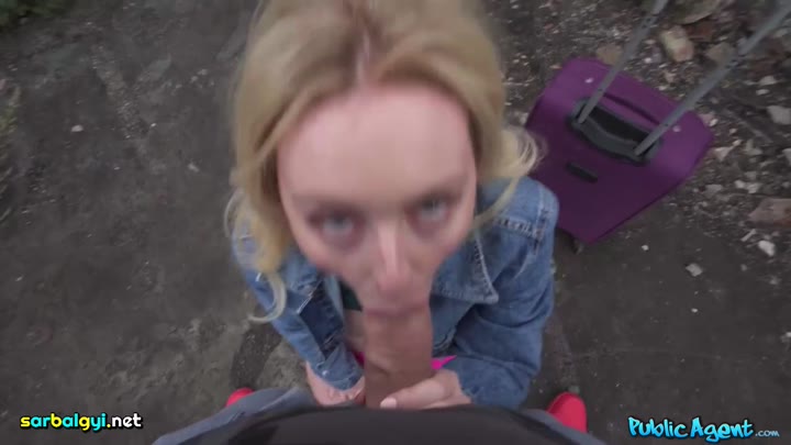 Big tits slut misses train (Ruby Lee)  Public Agent